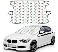 Italian Flag Map Print Windshield Cover For Ice And Snow, Universal Fit For Car Suv, 600d Oxford Fabric Frost Protector