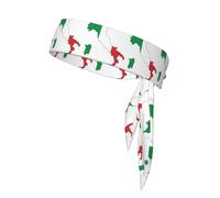 Italian Flag Map Sports Head Tie Beach Summer Tropical Tie Sweatband Headband Men Women Elastic Moisture for Running