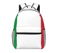 Italian Flag Print Casual Daily Bookbag, 20 * 29 * 40cm Durable Basic Backpack For Travel And Vacation Classics Daypack