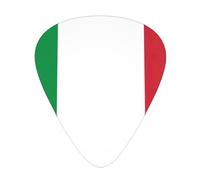 Italian flag print Celluloid Guitar Plectrums for Acoustic Guitar Bass,Guitar Picks with Organizer Box