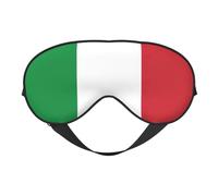Italian Flag Print Functionality Cozy Eye Mask Adjustable Strap Nap Night Travel Camping Yoga Relax