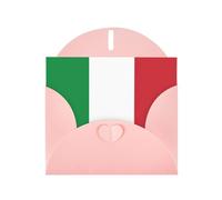 Italian flag Print Greeting card Blank card with envelope,Unique Designs for Festivals Invitations