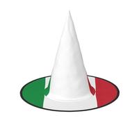 Italian Flag Print Halloween Witch Hat Unisex For Parties Christmas Parties Carnivals And Cosplay