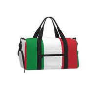 Italian Flag Print Handheld Crossbody Sports Luggage Bag