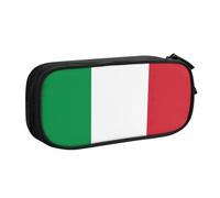 Italian Flag Print Pencil Pouch Storage Cosmetics Art Tools Supplies Students Teachers Versatile Use
