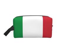 Italian Flag Print Toiletry Bag for Men Travel Toiletry Bag, Spacious Capacity Cosmetic Bag for Women