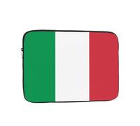Italian Flag Printed Laptop Cover Portable Protective Case Suitable for Business Trips and Documents 10 inch