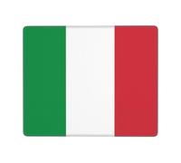 Italian Flag Small Non Slip Mouse Pad 7 x 9 Inches Convenient Comfortable Durable and Stylish Design