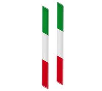 Italian Flag Sticker - Decorative Stickers for Trucks Vehicles such as Motorcycles Trucks Campers Graphics Stable 3D Stickers Prevent Peeling or Moving, Ensuring the
