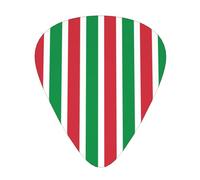 Italian flag Stylish and durable guitar picks, three types of thin, medium and heavy guitar picks (12 pieces), suitable for guitar, bass, electric guitar, ukulele,