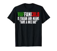 Italian Flag Vaffanculo Funny Italy T-Shirt