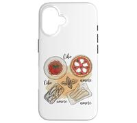 Italian Food Cibo Amore Pizza Pasta Art Design Case for iPhone 16
