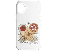 Italian Food Cibo Amore Pizza Pasta Art Design Case for iPhone 16 Plus