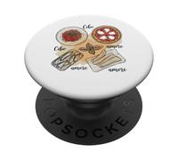 Italian Food Cibo Amore Pizza Pasta Art Design PopSockets Adhesive PopGrip