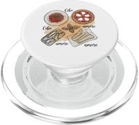 Italian Food Cibo Amore Pizza Pasta Art Design PopSockets PopGrip for MagSafe