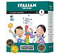 Italian for Kids: Beginner Learning Set of 10 First Reader Books with Online Audio and 100 Words: Learn Italian for Kids Ages 3-8, Set 1 by Language Together