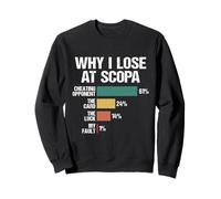 Italian Game Lover Scopa Cards Player Why I Lose Scopa Sweatshirt
