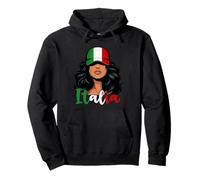 Italian Girl Italy Flag Proud Italiana Women Italia Pullover Hoodie