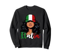 Italian Girl Italy Flag Proud Italiana Women Italia Sweatshirt