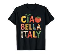 Italian Greetings Ciao Bella Italy Design Souvenir T-Shirt