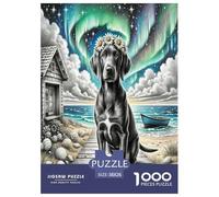 Italian Greyhound 1000 Piece Jigsaw Puzzles Fun Challenging Modern Pet Dog Puzzles Game Beautiful Decoration for Adults And Kids Age 38x26cm/1000pcs