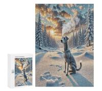 Italian Greyhound 300Pc Jigsaw Puzzles Suitable Adults Kids Jigsaws Essential Parent Child Activity Family Game Vibrant Ideal 300 PCS