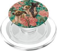 Italian Greyhound Art Nouveau Garden PopSockets PopGrip for MagSafe