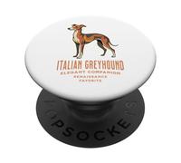 Italian Greyhound Elegant Companion Vintage Style PopSockets Adhesive PopGrip