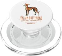 Italian Greyhound Elegant Companion Vintage Style PopSockets PopGrip for MagSafe
