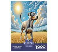 Italian Greyhound Jigsaw Puzzles Puzzles for Adults Kids. 1000 Pieces Clever animals Impossible Challenge Toy Educational Game Home Decoration for Adults& Kids Age 14 Years Up 38x26cm/1000pcs