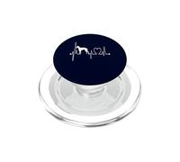 Italian Greyhound Lover Design Heartbeat Pulse EKG PopSockets PopGrip for MagSafe