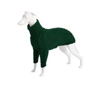 Italian Greyhound Pullover Sweater Turtleneck Cable Knit Dog Clothes