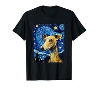 Italian Greyhound Starry Night Van Gogh T-Shirt