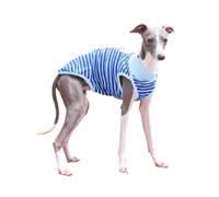 Italian Greyhound Striped Vest Summer Thin Sleeveless Dog Shirt