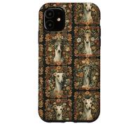 Italian Greyhounds Floral Vintage Case for iPhone 11