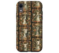 Italian Greyhounds Floral Vintage Case for iPhone XR