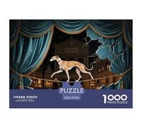 Italian Greyhounds La Scala, Milan Wooden Jigsaw Puzzle Waterproof 1000 Piece Puzzles for Adults Gifts Impossible Challenging Games