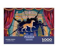 Italian Greyhounds La Scala, Milan Wooden Jigsaw Puzzle Waterproof 1000 Piece Puzzles for Adults Gifts Colourful Educational Games