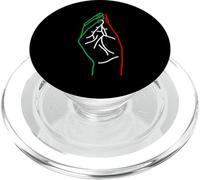 Italian Hand Gesture Line Art PopSockets PopGrip for MagSafe
