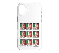 Italian Hand Gestures Funny Italy Flag Graphic Shirt Design Case for iPhone 16 Plus