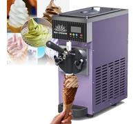 Italian Ice Maker, Slushie Machine, Drink Maker & Ice Cream Maker, 4-5kg/H Yield,Italian Home Ice Maker,With 2.5l Tank & 1l Cylinder,With Pre-Cooling Lcd Screen