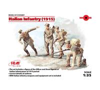 ICM Model Kit Italian Infantry (1915) 1:35 – 4 Figures – 35687
