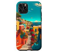 Italian Islands Coast Art and Summer Vibes, A Mediterranean Case for iPhone 11 Pro