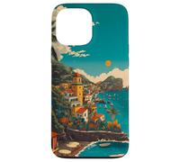 Italian Islands Coast Art and Summer Vibes, A Mediterranean Case for iPhone 13 Pro Max