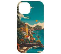 Italian Islands Coast Art and Summer Vibes, A Mediterranean Case for iPhone 14