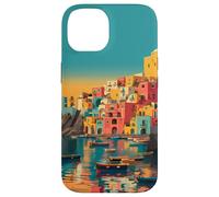 Italian Islands Coast Art and Summer Vibes, A Mediterranean Case for iPhone 14
