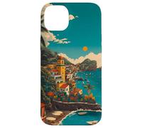 Italian Islands Coast Art and Summer Vibes, A Mediterranean Case for iPhone 14 Plus