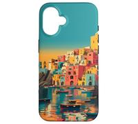 Italian Islands Coast Art and Summer Vibes, A Mediterranean Case for iPhone 16