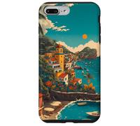 Italian Islands Coast Art and Summer Vibes, A Mediterranean Case for iPhone 7 Plus/8 Plus