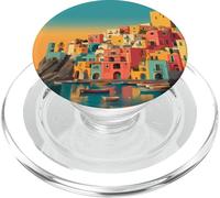 Italian Islands Coast Art and Summer Vibes, A Mediterranean PopSockets PopGrip for MagSafe